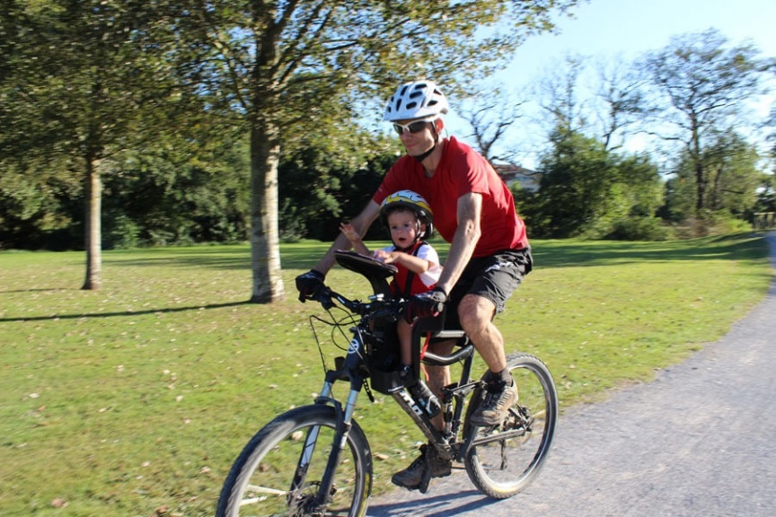 Bicyklovanie s dieťaťom